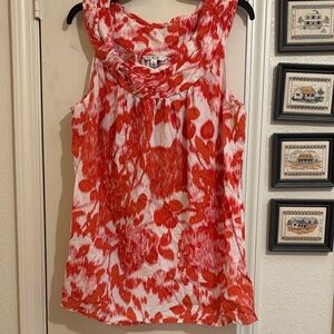 CAbi Limited Edition Ikat print top